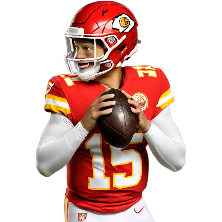 Patrick Mahomes celebrating emoji