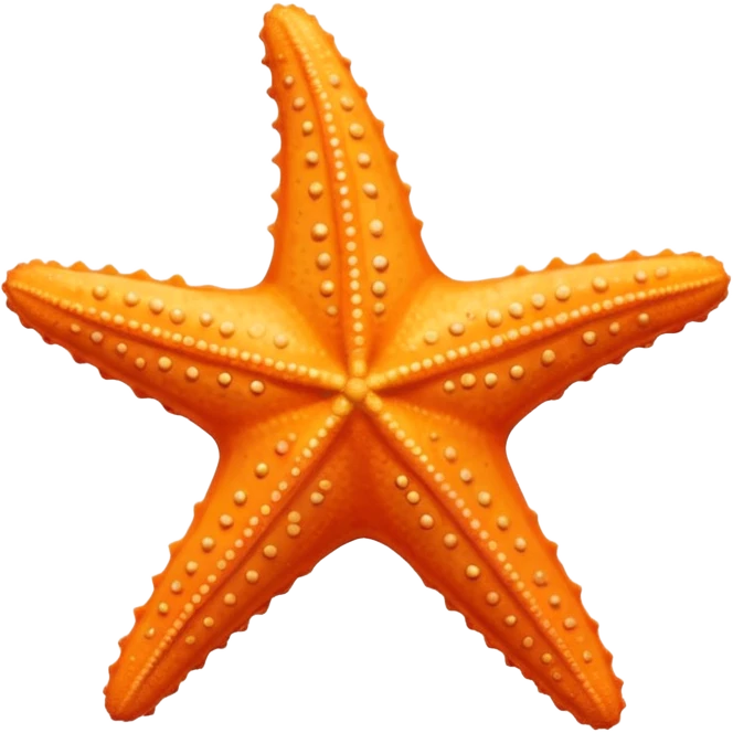starfish with a beach background, top-down view emoji