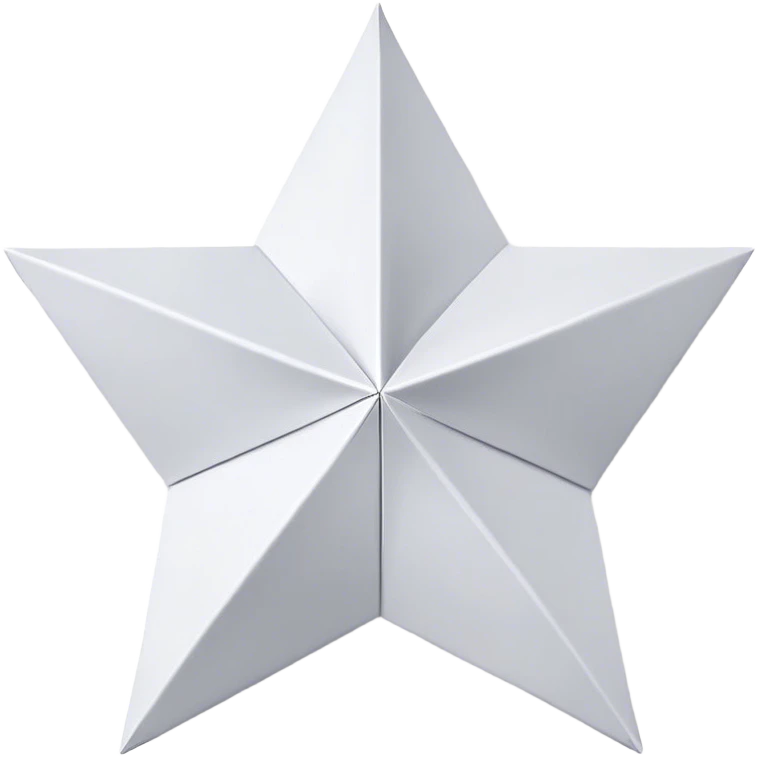 origami star emoji
