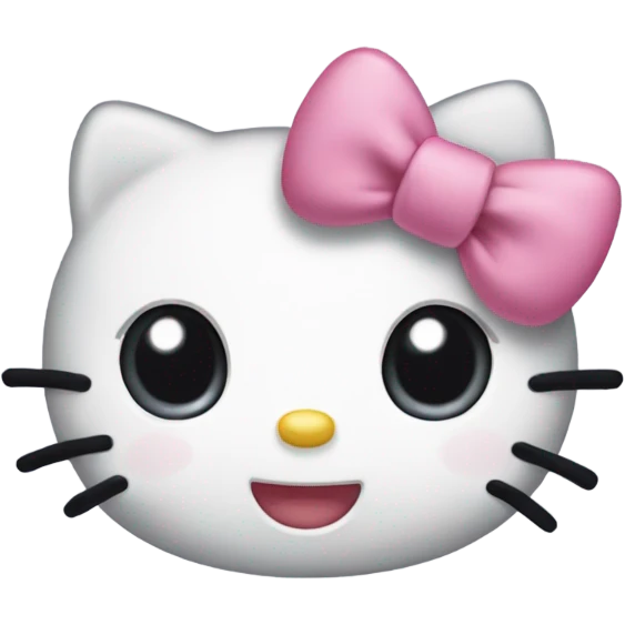 Cute hello kitty  emoji