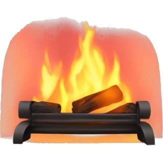 Winter Pink FirePlace emoji