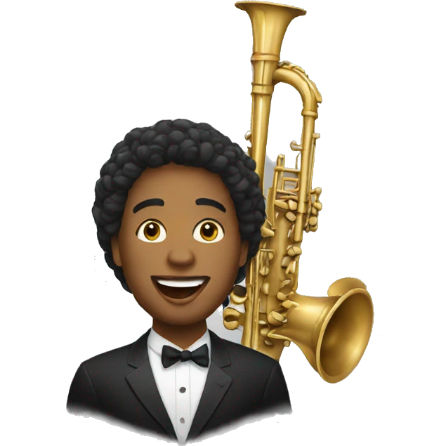 Jazz singer emoji
