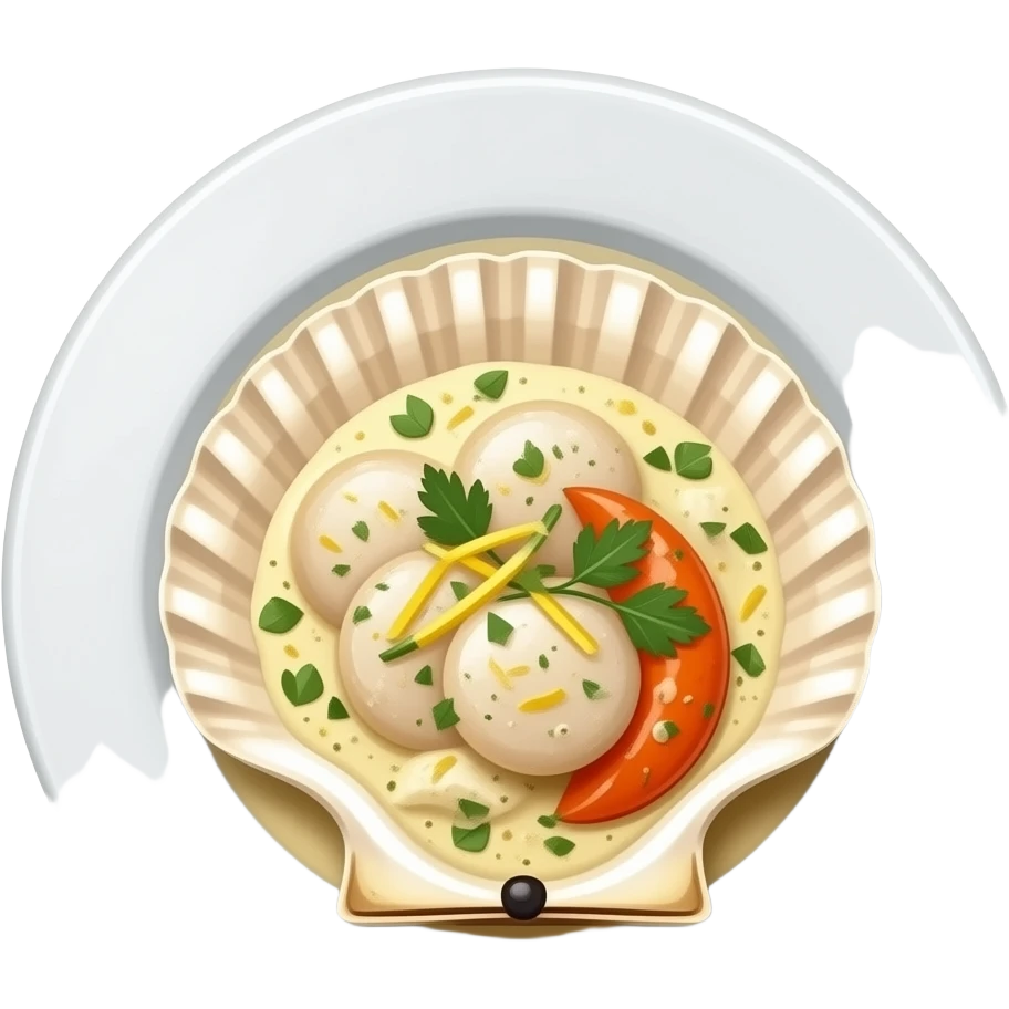 Coquille saint jaques emoji