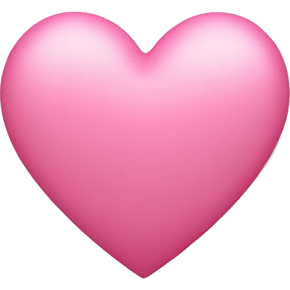 Aesthetic Pink heart  emoji