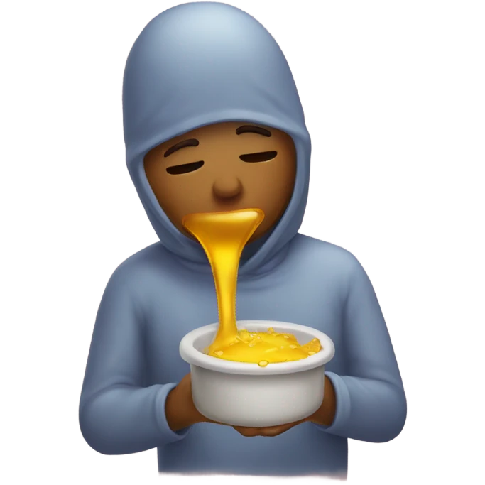 emoji vomiting honey emoji