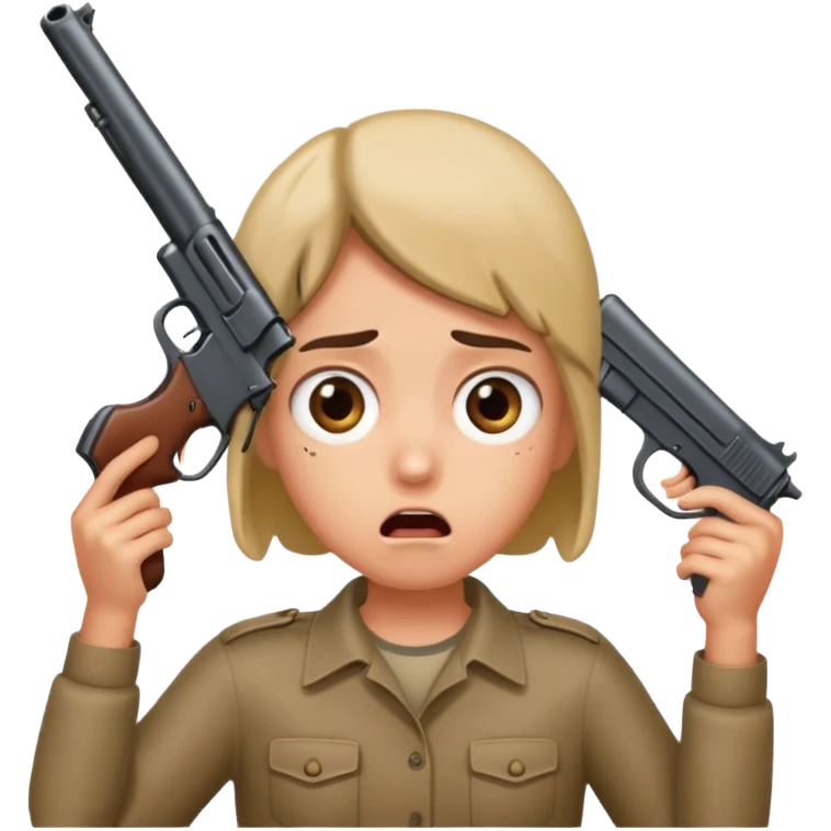Gun to head emoji