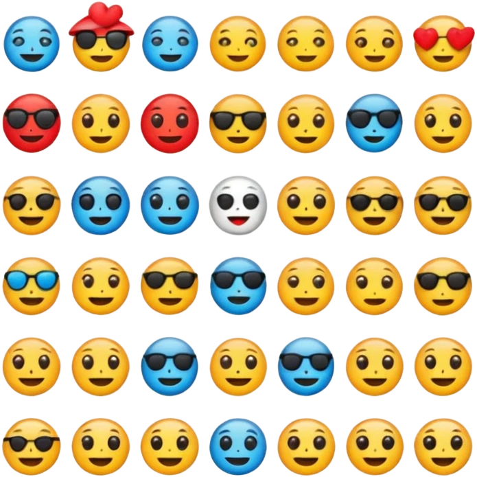 make a 67 emoji but insted of 67 put 21 emoji