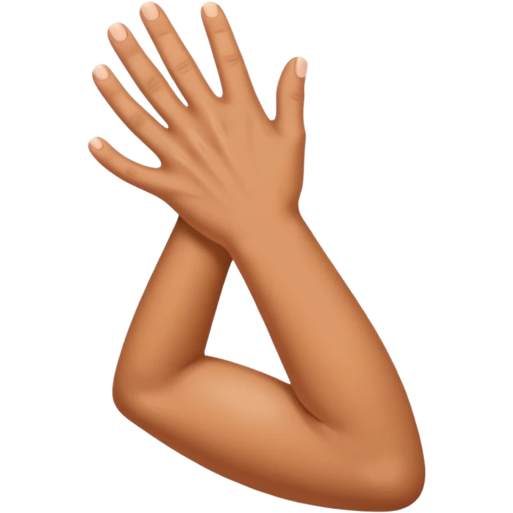 بازوی دو رنگ مثل این💪 emoji