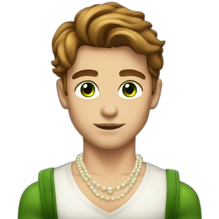 Posh-muscle-boy-with-pearl-necklace-and-green-eyes-and-brown-hair emoji