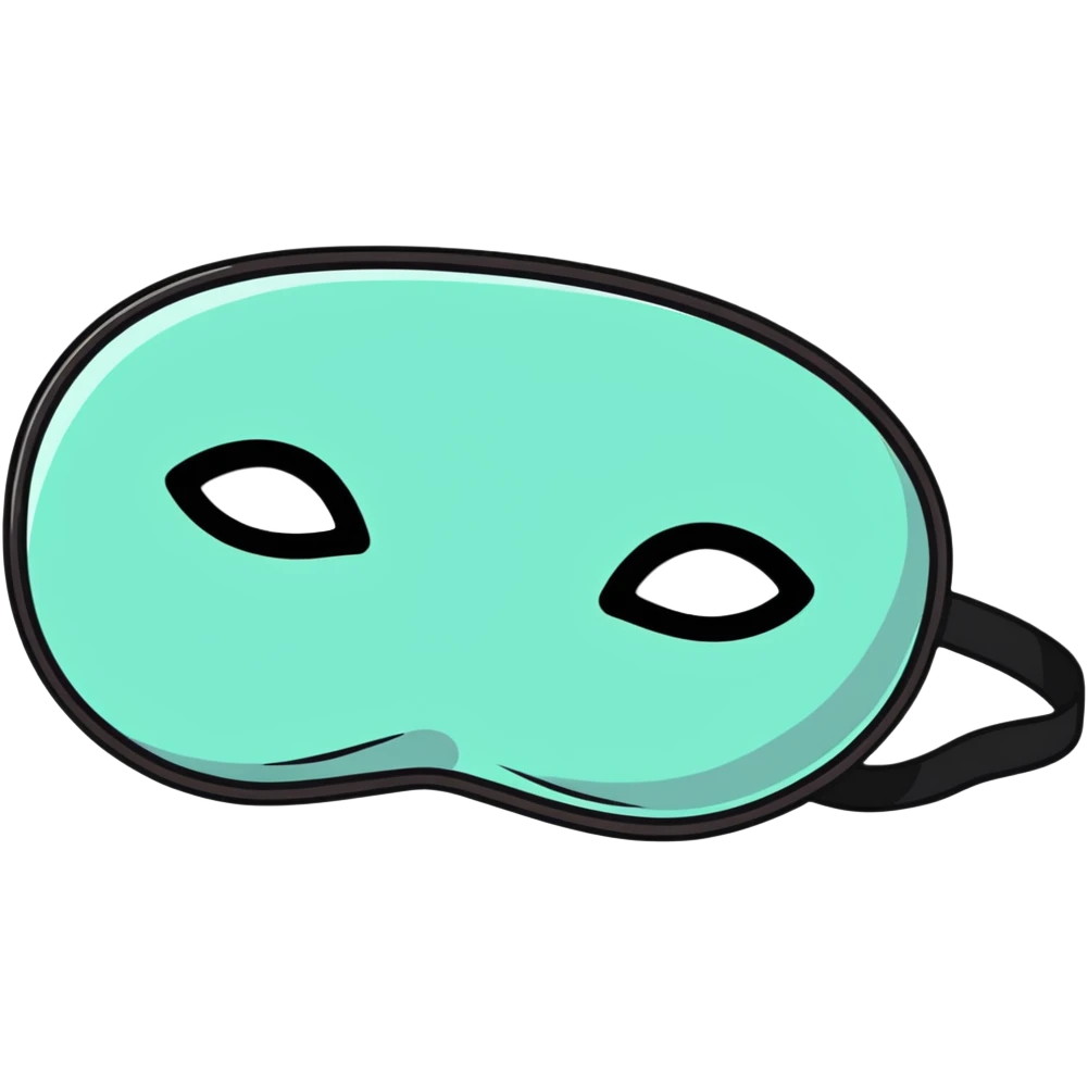 black superhero eye mask emoji
