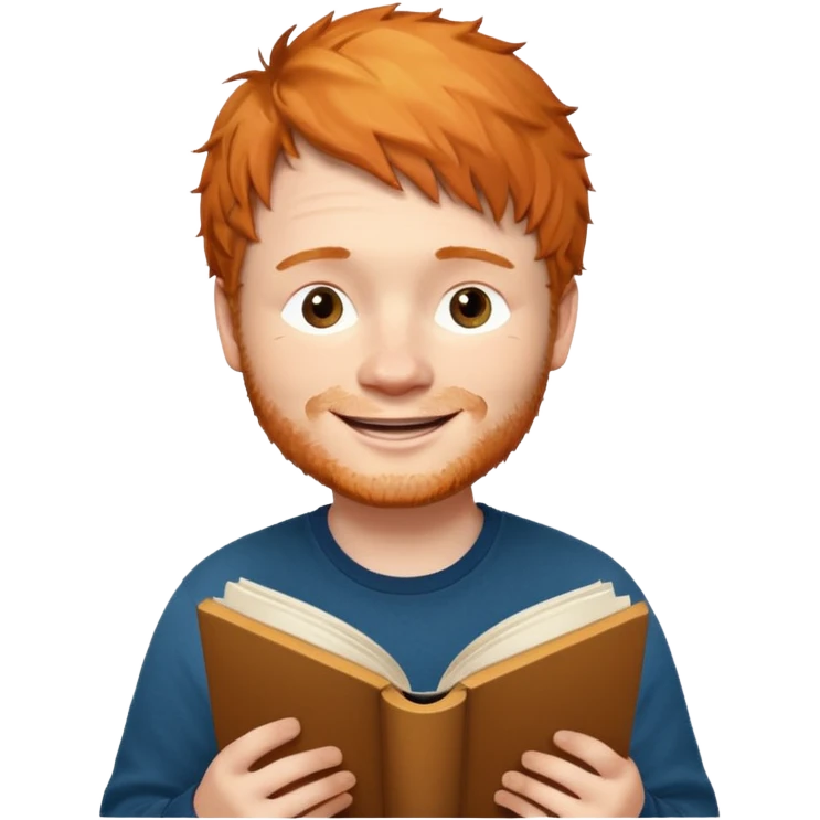 ed sheran read book emoji