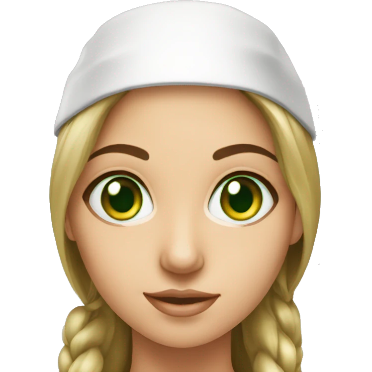 serbian girl cook green eyes emoji