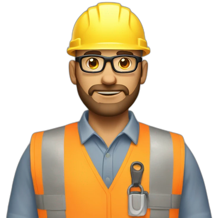 bald-beard-nerd-construction-worker emoji