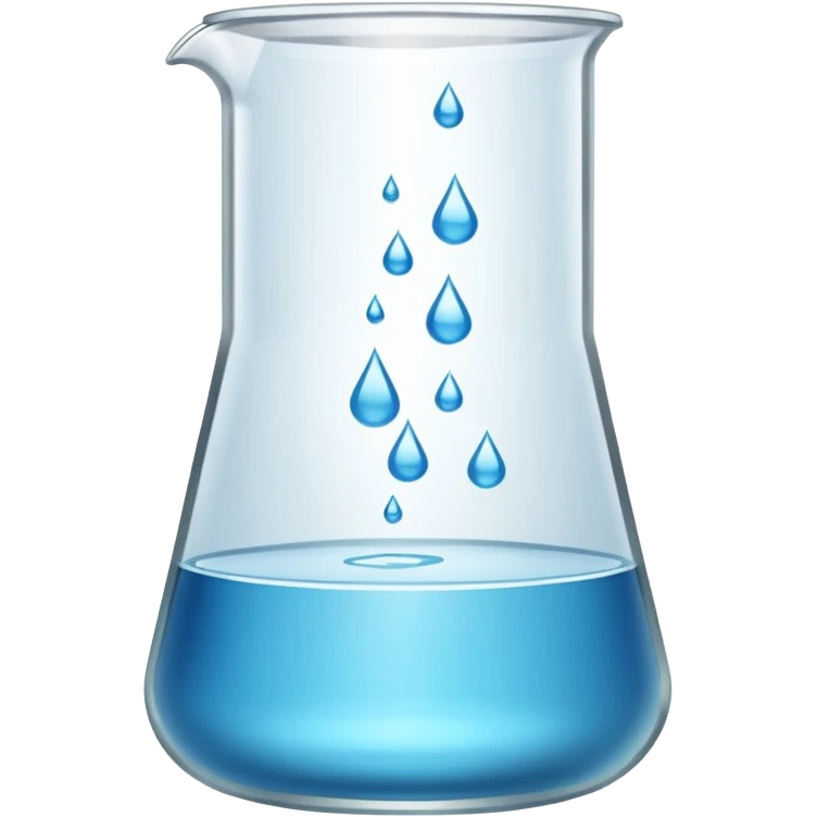 Testing water samples  no person  emoji