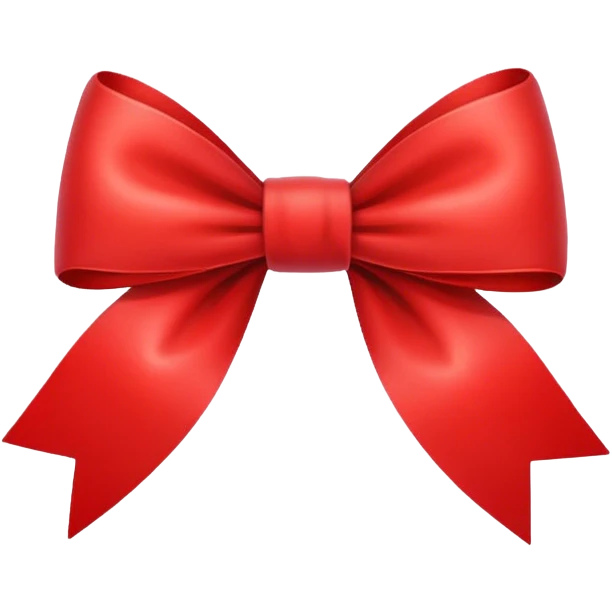 red bow emoji