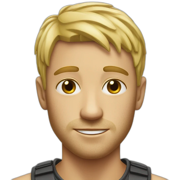 Blond-man-Freckles-Fringe emoji