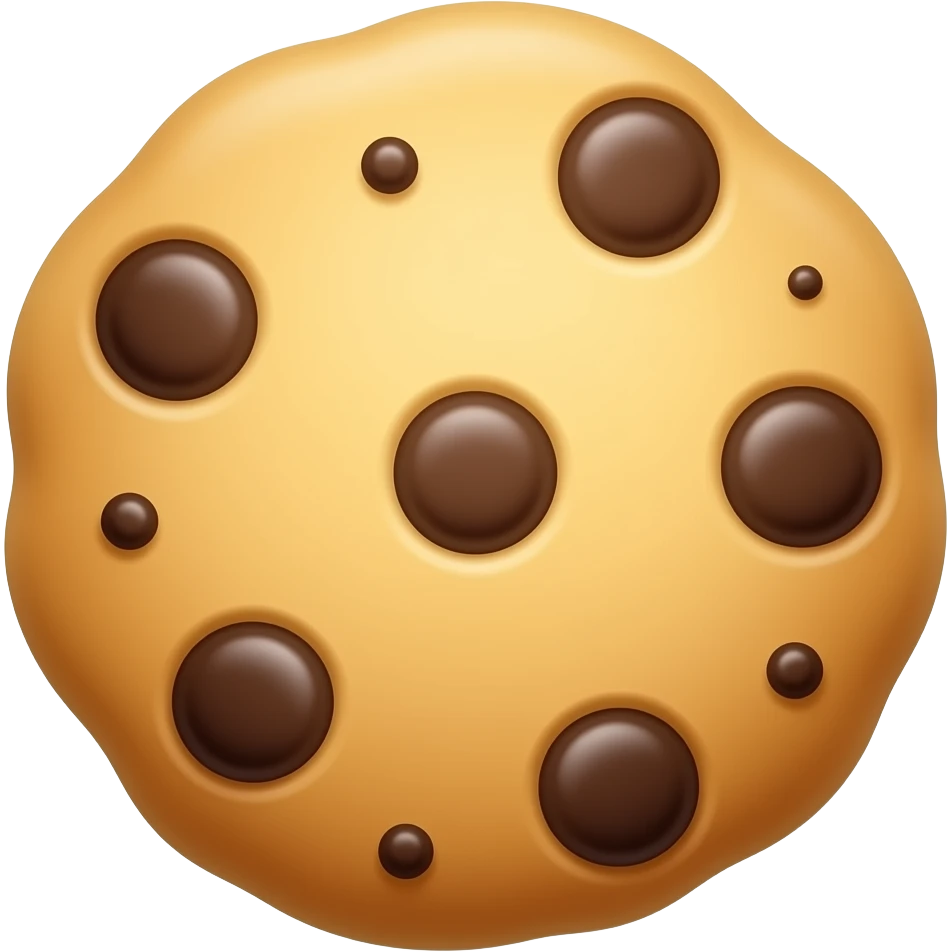 Chocolate chip cookies Emoji emoji