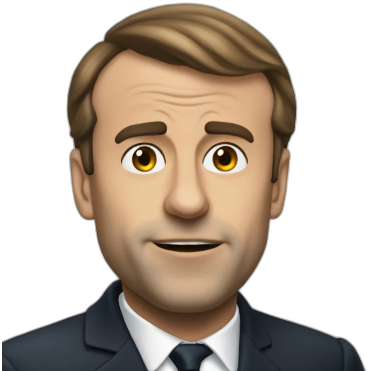 Emanuel macron qui fume emoji