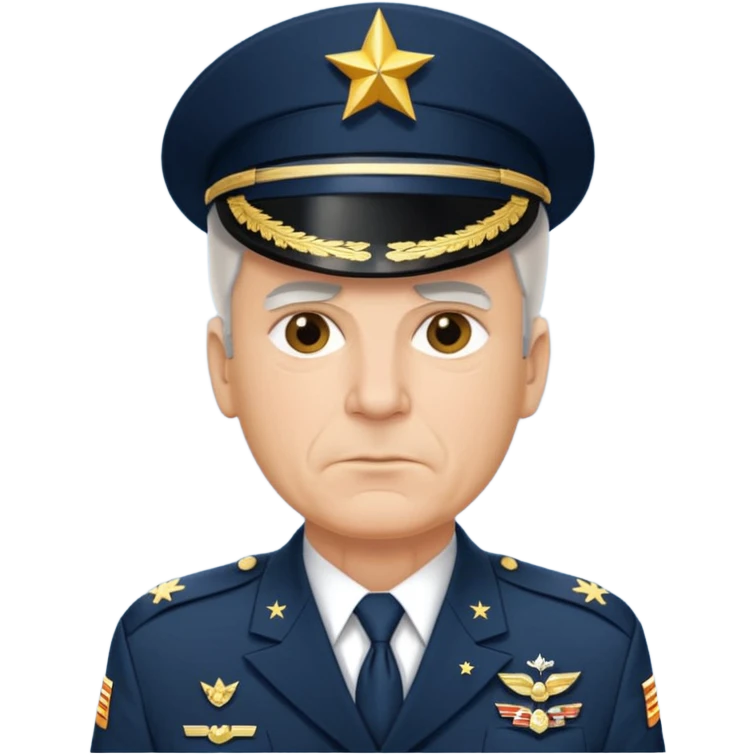 USA military general realistic emoji