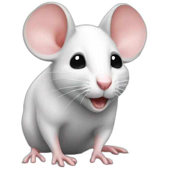 mouse on the work  emoji