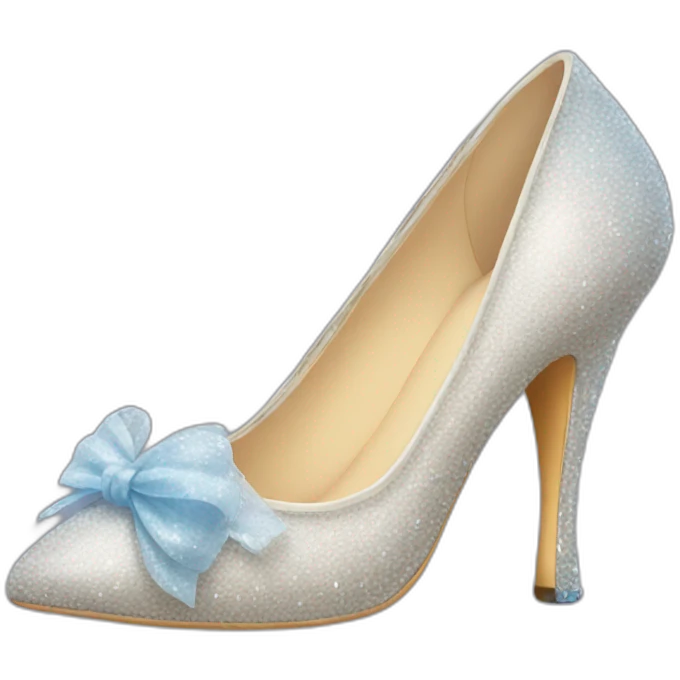 cinderella shoe emoji