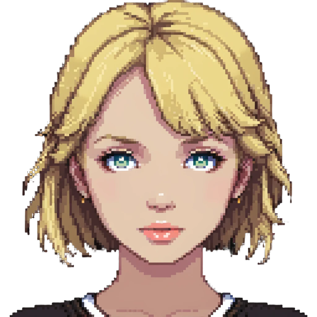 blonde girl's face emoji