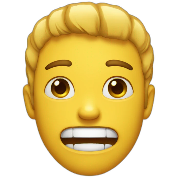 pained smile emoji