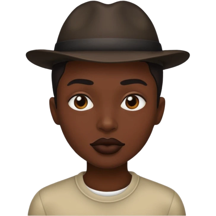 Black lips only emoji