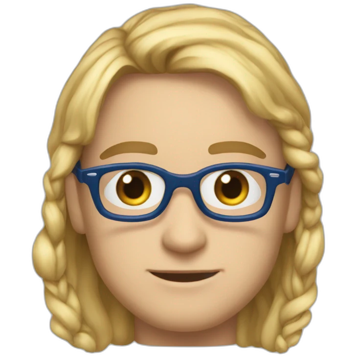 Tobey mcguire lunette et yeux bleu emoji