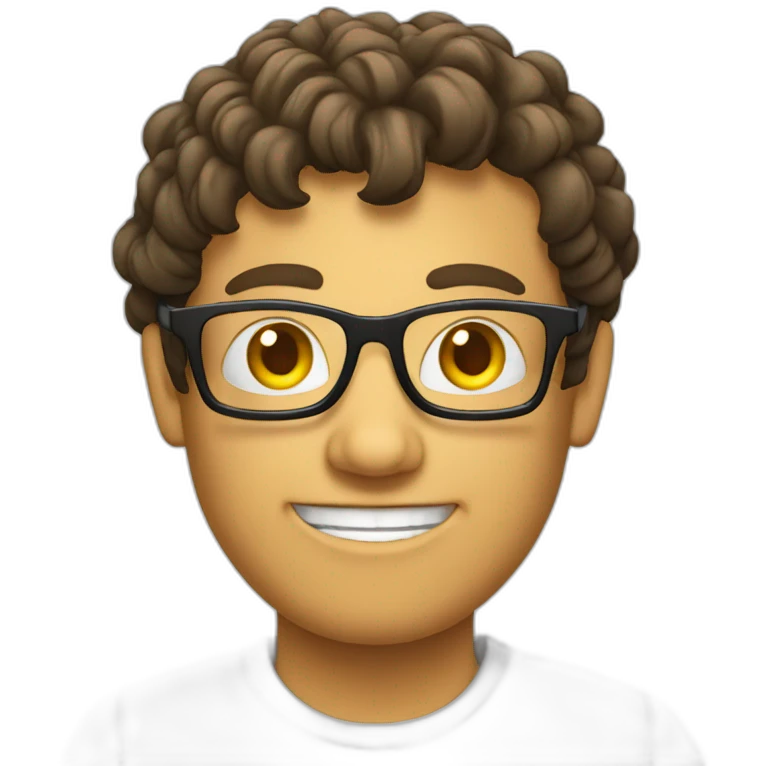 nerd computer emoji