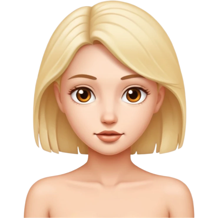 naked beautiful girl emoji