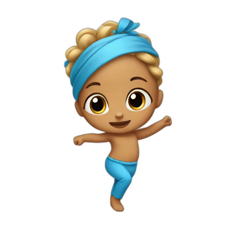 un bébé qui danse  emoji