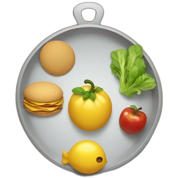 weighting food emoji
