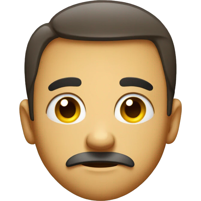 Emoji with one raised eyebrow and smirk emoji