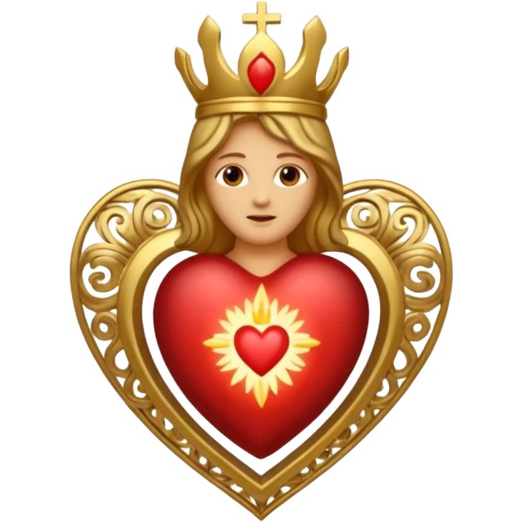 sacred heart emoji