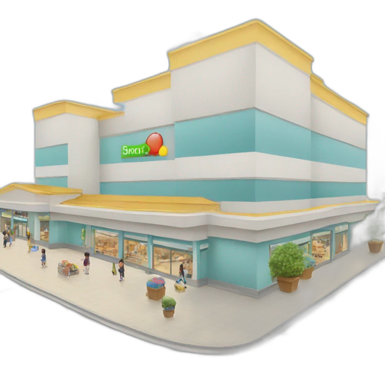 shopping mall emoji