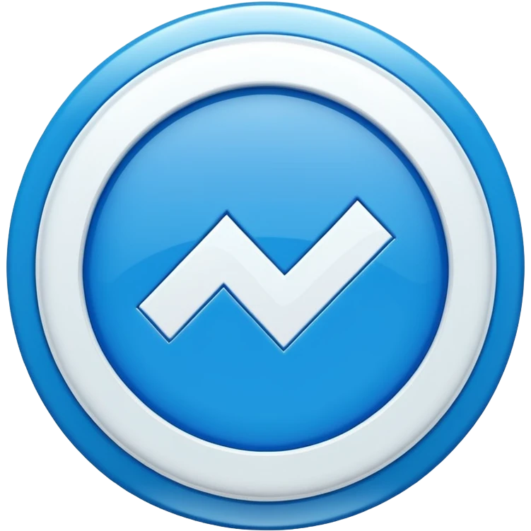 A high-quality 3D render of the Instagram Blue Verification Tick badge. The icon should be a bright blue serrated circle with a clean white checkmark in the center. Glossy finish, soft studio lighting, isolated on a pure white background, 8k resolution, realistic textures." emoji