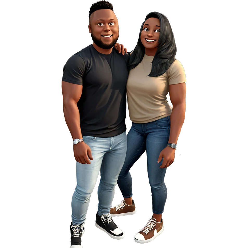 happy friends outdoors together emoji