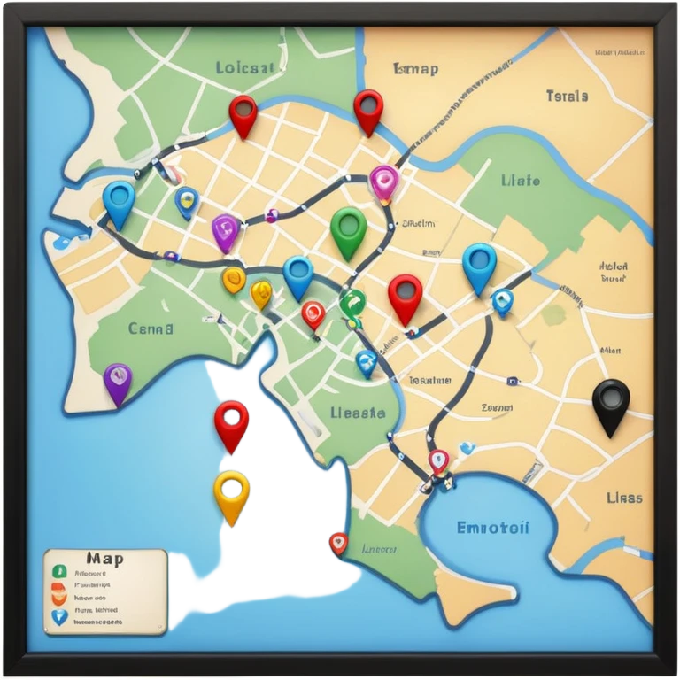 like the last one but more locaters on a wider range of map emoji