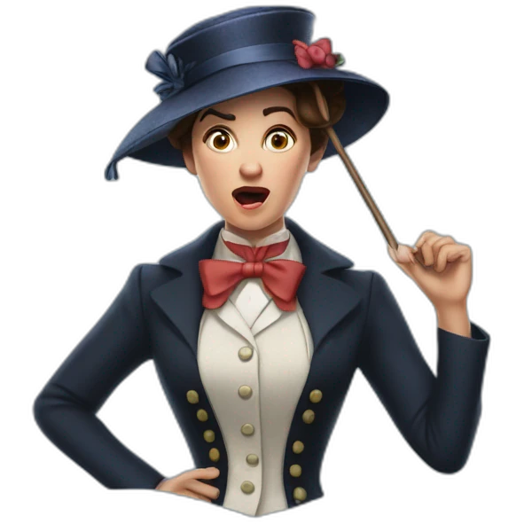 furious mary poppins emoji