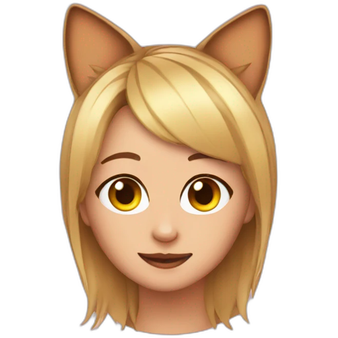 sexy cat ears emoji