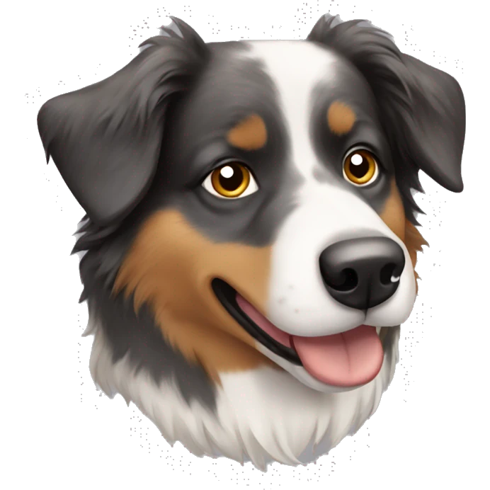 Australian shepherd dog emoji