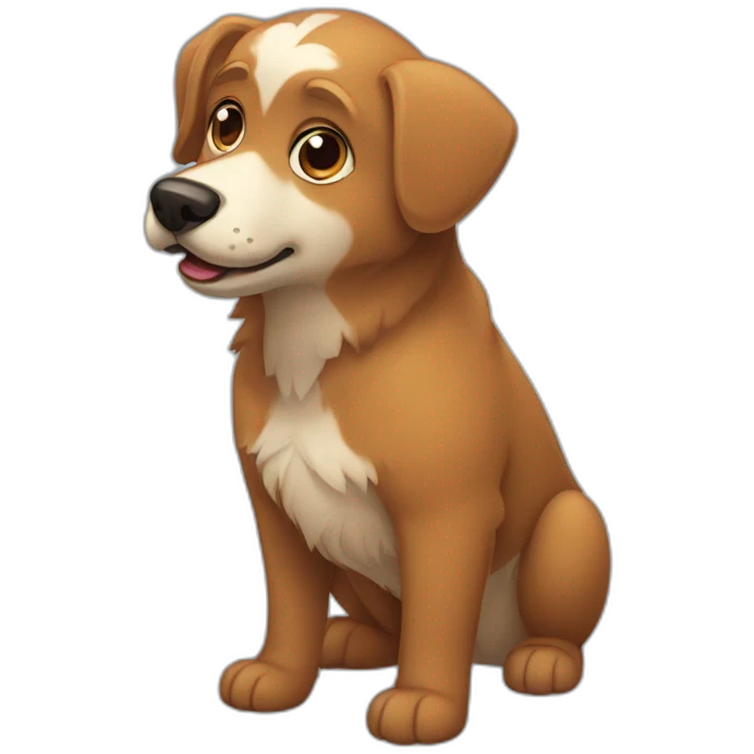 Perro Oso torpe emoji