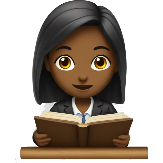 Girl studying law  emoji