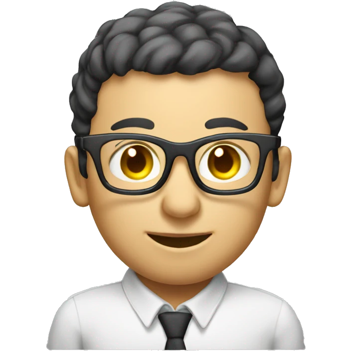 glasses with the inscription optic space emoji