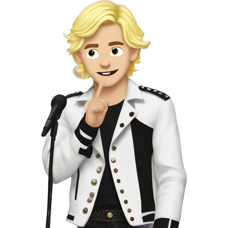 ross lynch on stage  emoji