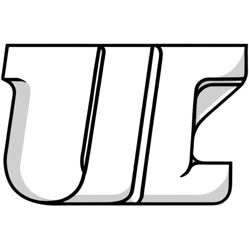 letters BLK in black color emoji