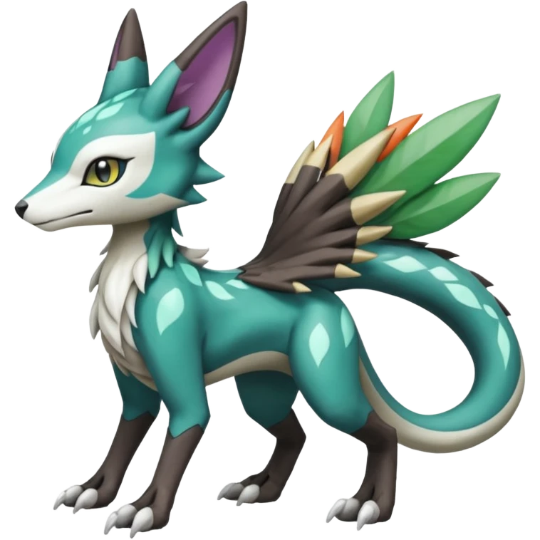 Meloetta-Cacomistl-Vernid-Trico-Sergal-Protogen-Primagen-Pokémon-Digimon-Fakémon-creature emoji