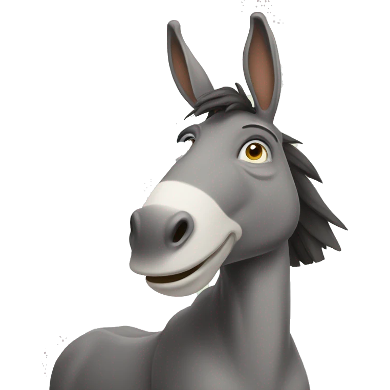 wise donkey emoji