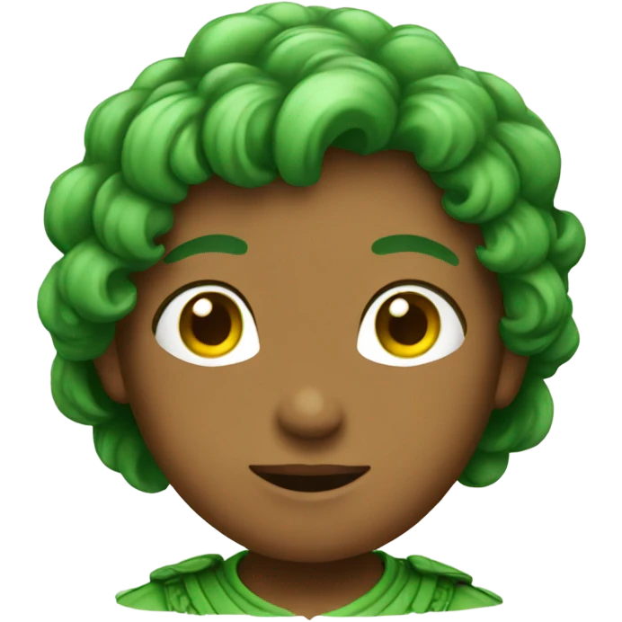 Green angel emoji